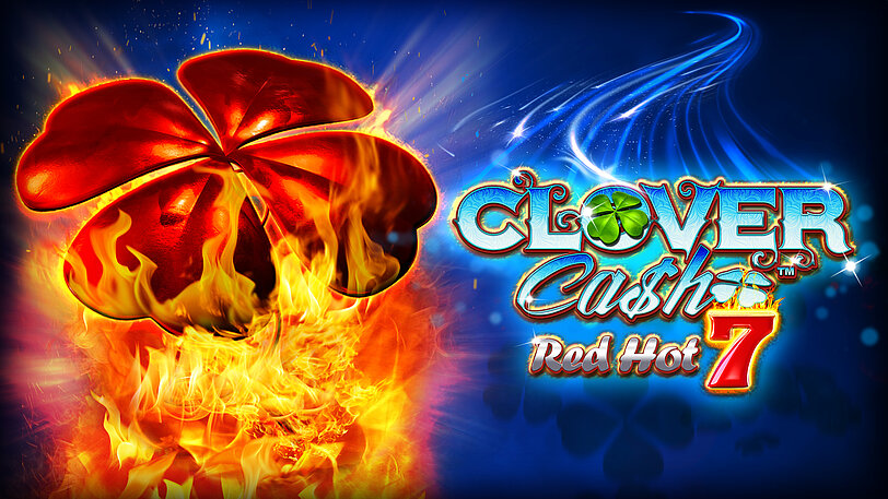 Clover Cash Red Hot 7 Ingame-Ansicht mit Fruchtsymbolen auf den Gewinnwalzen.