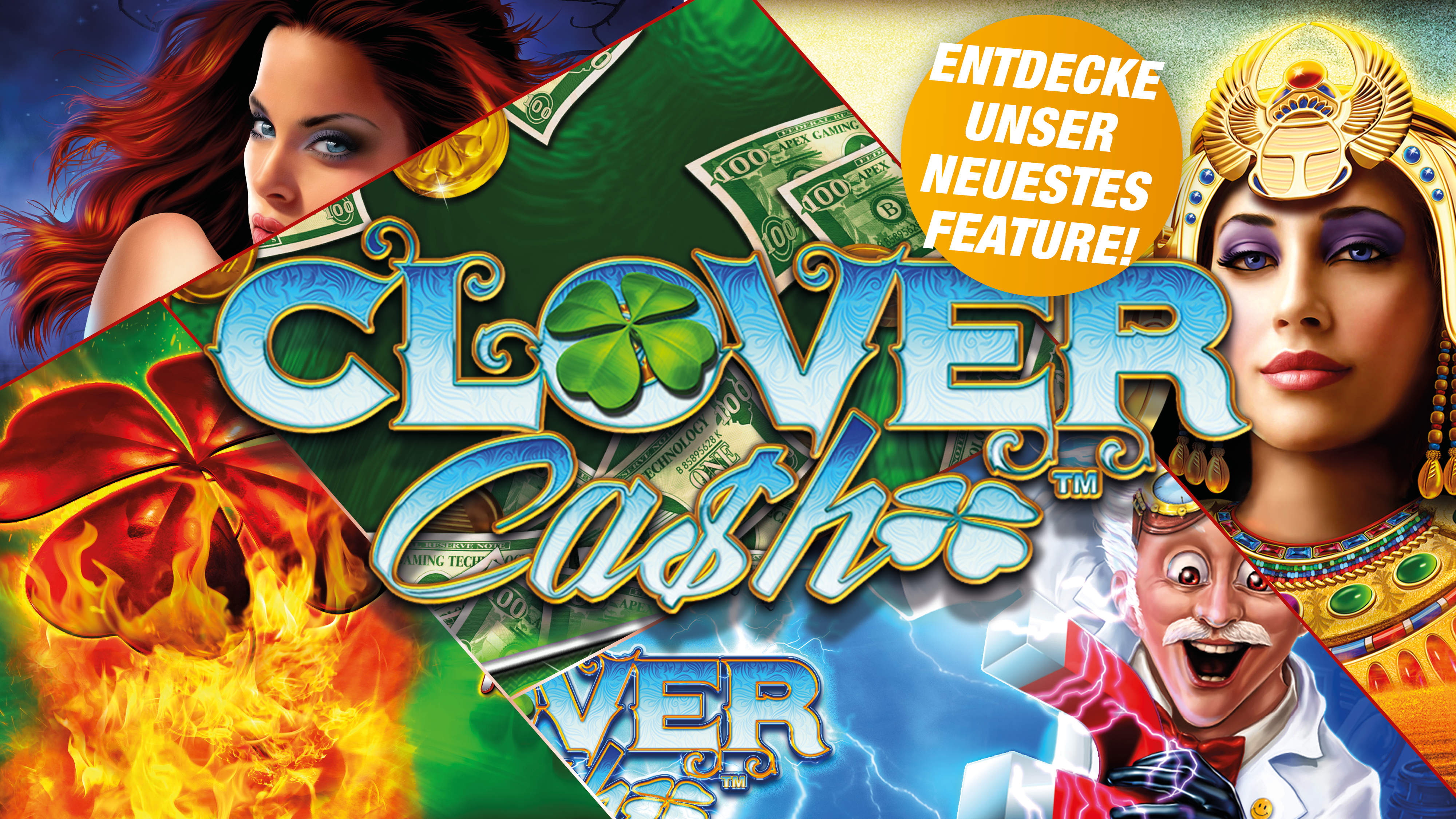 APEX Clover Cash Entdecke unser neustes Feature Spieleübersicht